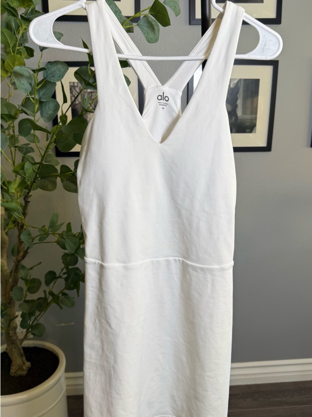 ALO Yoga White Mini Dress